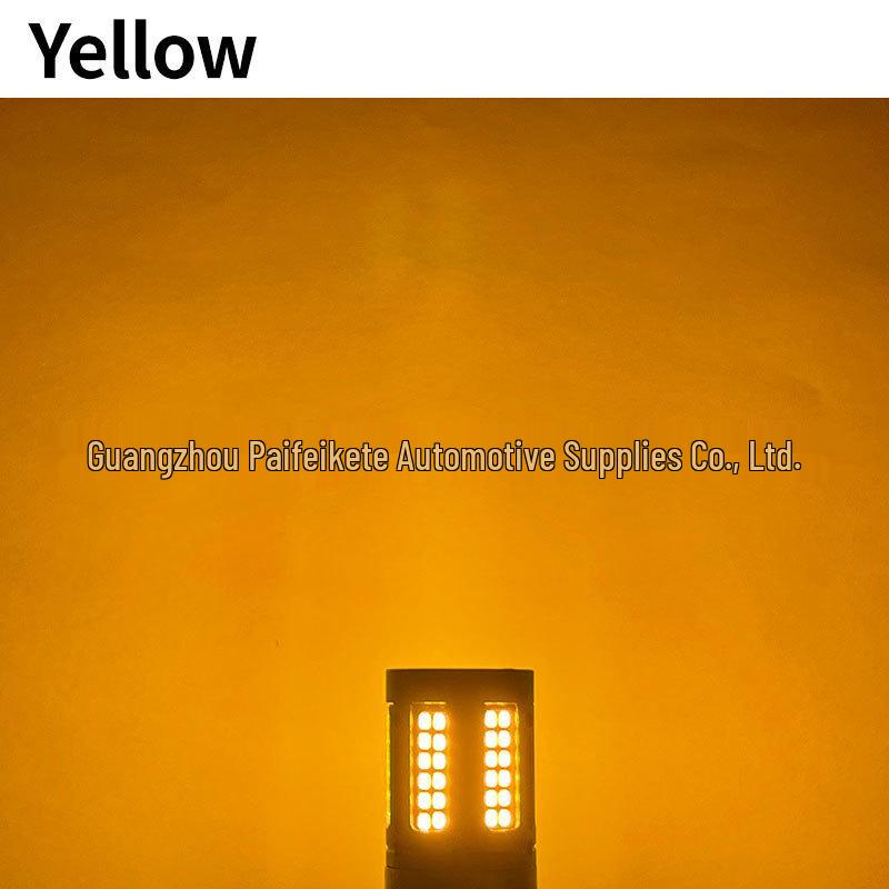 

2016 84-SMD CANBUS Светодиодная лампа 1156 P21W BAY15S/BAY15D 7440 жёлтый