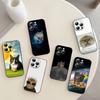 F-Lustige Tierkatze Handyhülle Silikon Weich Für IPhone 17 16 15 14 13 12 11 X XR Plus Pro Max Plus