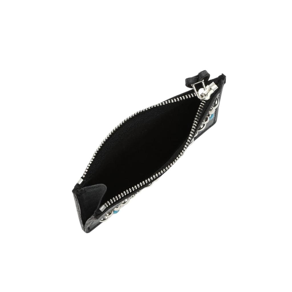 TMT Card Case (Studded Leather) [TACS25SP04  CARD CASE] Slim Black