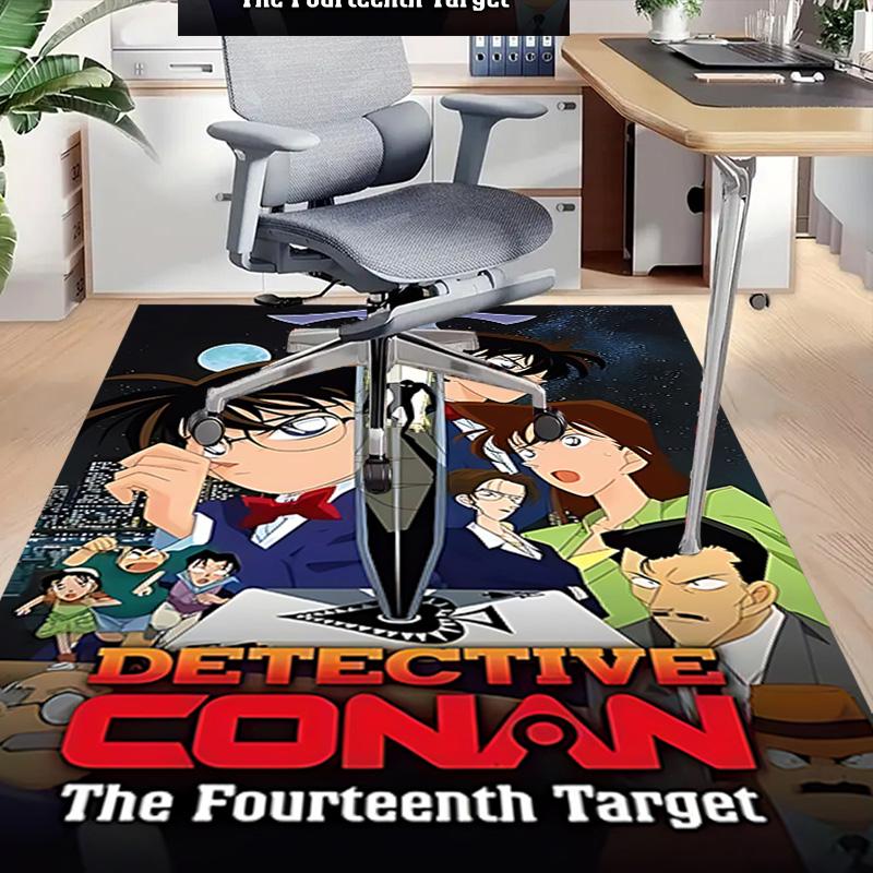 1pc Detective Conan Mystery Carpet for Playroom Bedroom Living Room Sofa Home Decor,kids Game Area Rug Non-slip Floor Mat Y72322