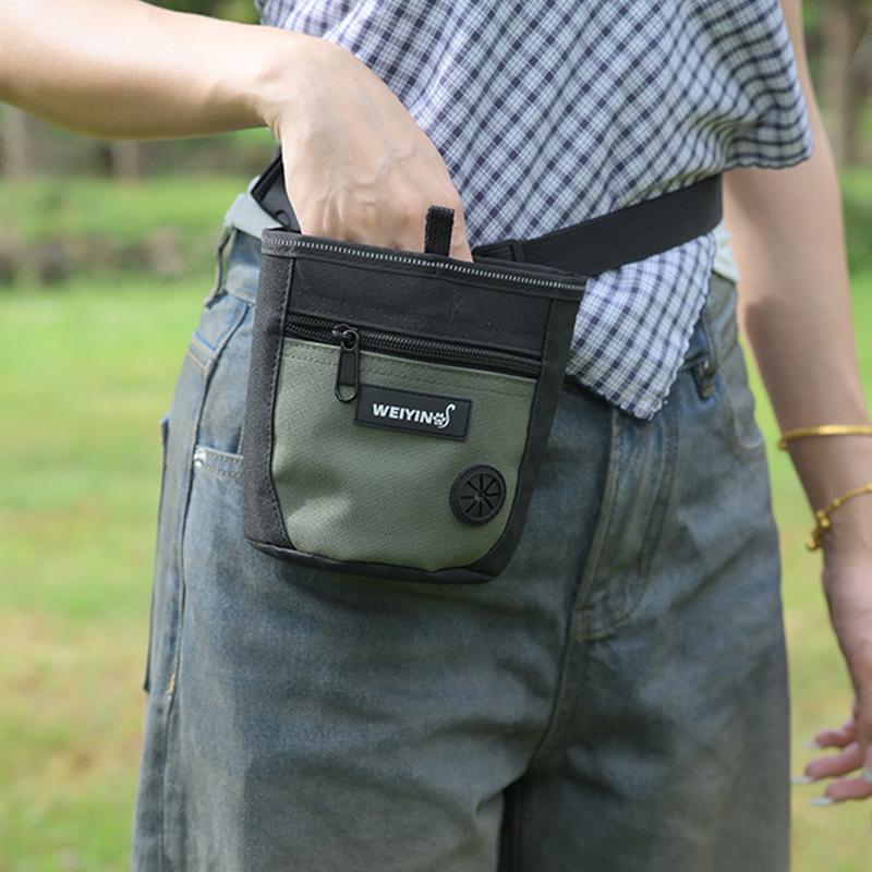 

Поясна сумка для дресирування домашніх тварин - Багатофункціональна сумка для прогулянок з собакою та годування ласощами 16x14x6CM