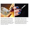 5 PCS Clay Sculpting Tools Silicone Carving Modelling Colouring Tools Clay Color Shaper Silicone Paint Pen with Soft Tip