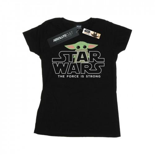 STAR WARS Womens/Ladies The Mandalorian The Child Strong Cotton T-Shirt