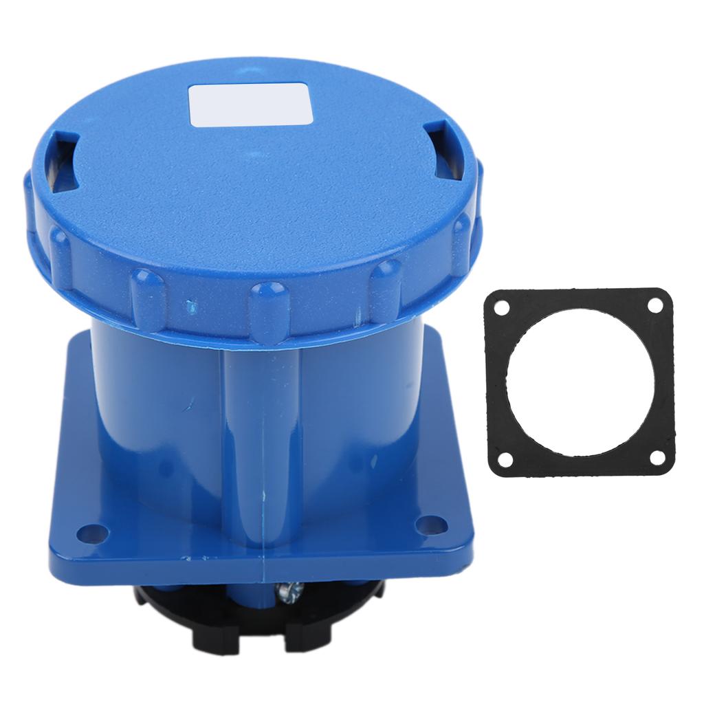 220250V 63A Industrial Connector 2P+E 3Pin Straight Plug IP67 Waterproof for Agriculture