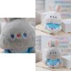 Soft Pp Cotton Filled Rabbit Doll Adorable Bunny Plush Keychain Accessory