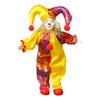 Standing Clown Figurine Handmade Ceramic Clown Figure Doll with Articulated Limb Display Props for Home Holiday Decors
