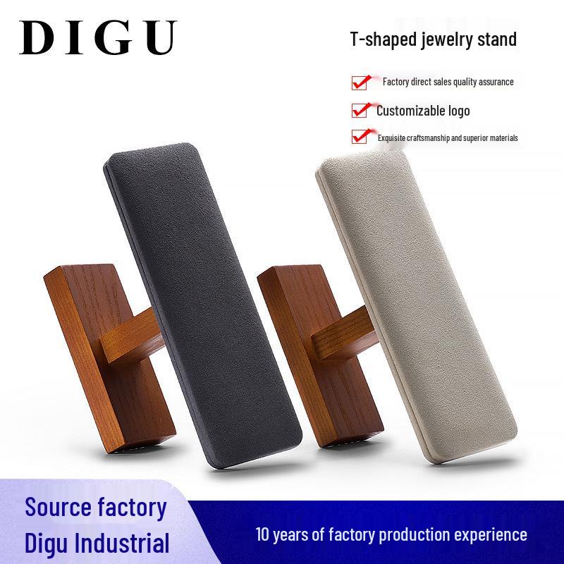 

Solid Wood T-Shaped Bracelet, Bangle, and Watch Display Stand - Jewelry Storage and Display Rack