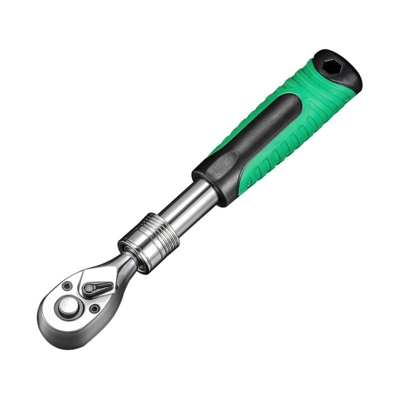 Ratchets Spanners 1/4" 3/8" 1/2" Mini Quick Release Sockets Tool Household Handle Repair Tool Wrenches for Car