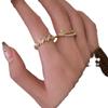 Niche Design Sense Bow Ring Women'S Light Luxury Elegant Gentle Temperament Simple And Versatile Fashion Ring Ring