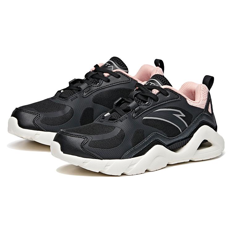 Anta Running Collection Low top Running Shoes Women's Black Pink White 12945567-1