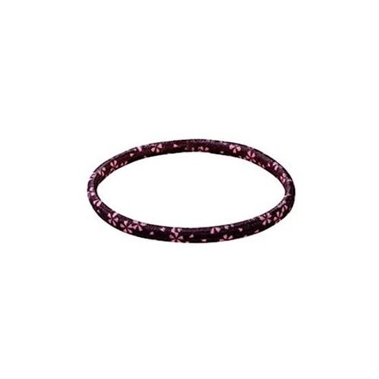 Ren Hair Tie Rubber Ring (Sakura - Black) Made Japan Accessories Arrangement Japanese Style Simple Durable Hard Break Traditional Souvenir Ladies