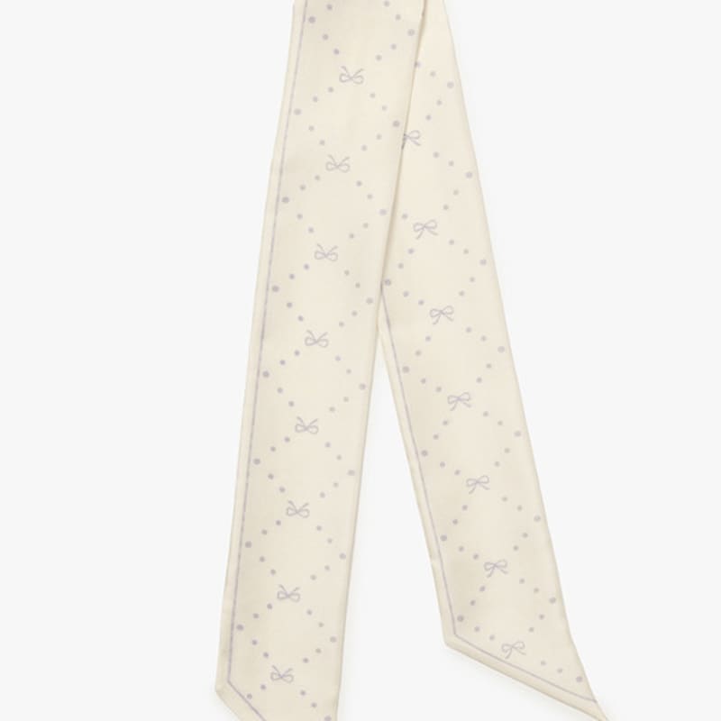 IT MICHAA Itmisha Dot Printed Silk Scarf ITOAAMF110 (2COLOR)