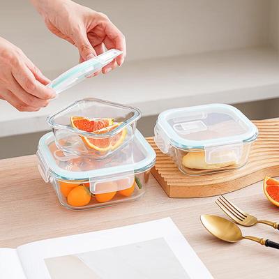 Zipooya Square Glass Food Storage Set
