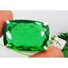 Pendant Solid Silver 86.75 Ct Natural Green Peridot Gorgeous Gemstone Certified