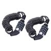 Heavy Duties 4Digits Bike Cable Lock, Bike Bicycles Code Lock Cable AntiTheft Security Resettable Combination Bike Lock