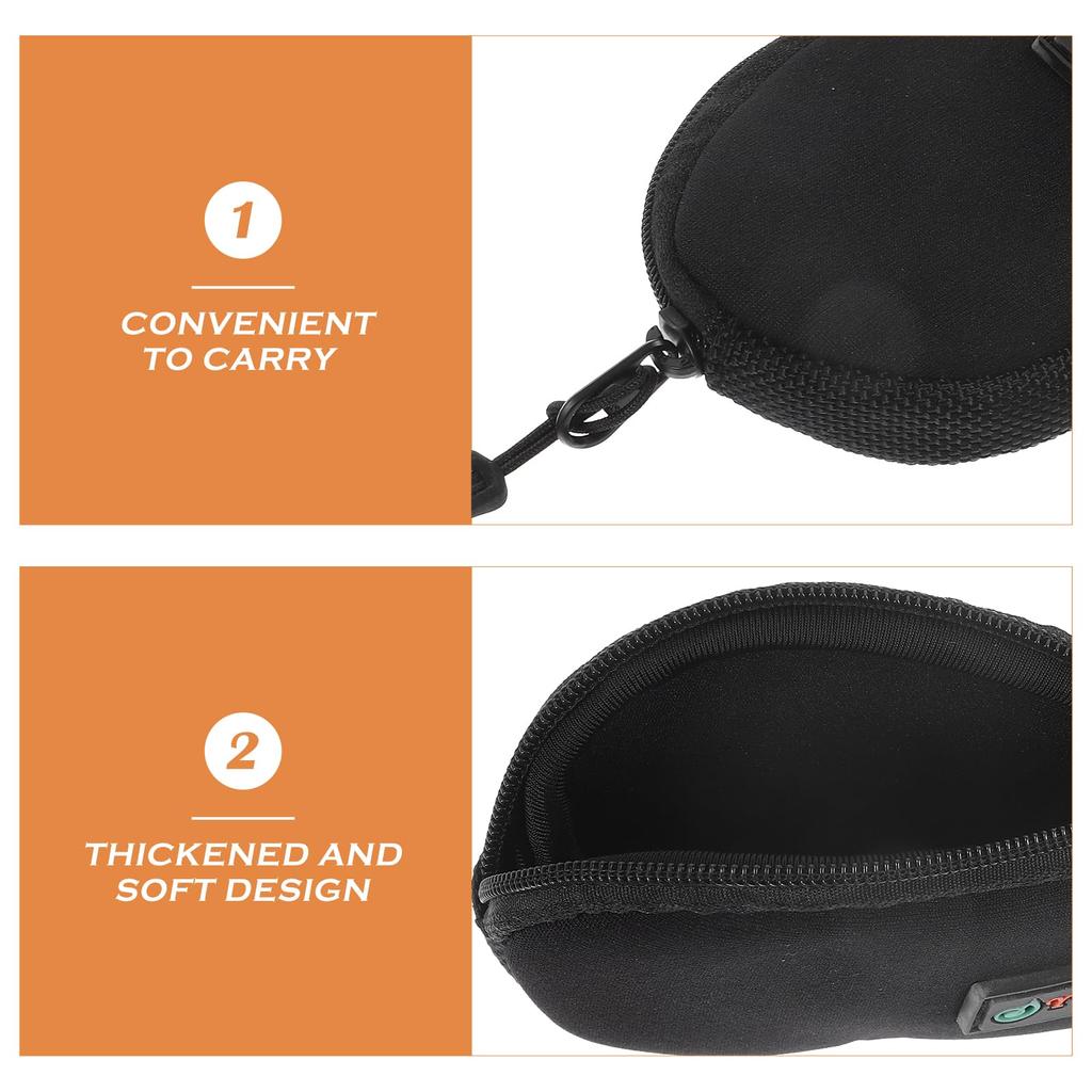 LIFKOME Mouthpiece Pouch for Trumpet Storage Tuba, Saxophone, Brass,