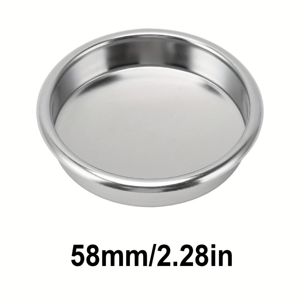 51/54/58mm Back Flush Blind Filter, Stainless Steel Backflush Insert Disk Filter Portafilter Basket Coffee Machine Accessories