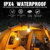 LED Camping Light, USB Charging Outdoor Tent Light with Clamp, Solar Lithium Battery, Do Not Change Color, Camping Flashlight