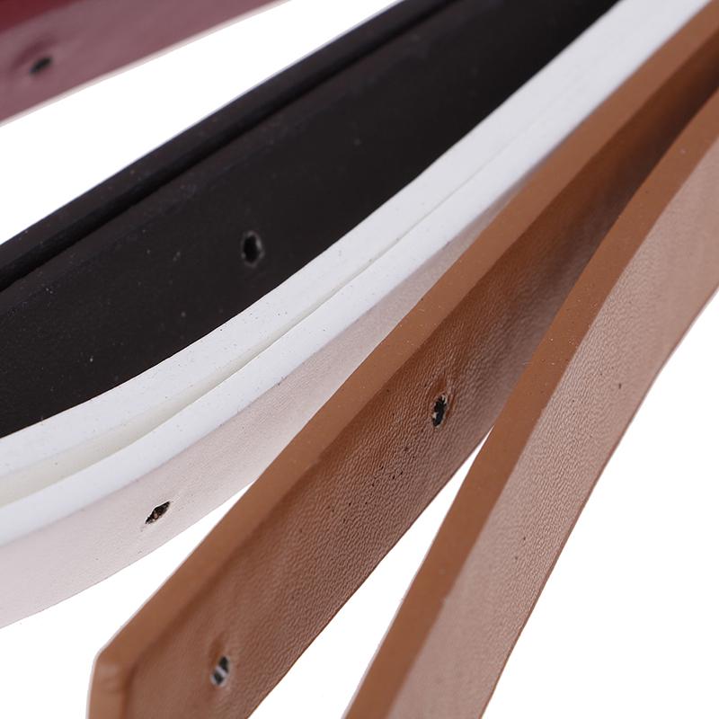 1Pair(2Pcs) Faux Leather Detachable Belt Handle Diy Replacement Handbag Strap