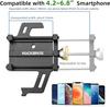 Aluminum alloy handlebar bike phone holder black