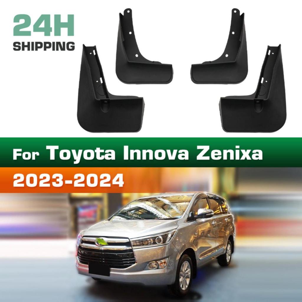 4 SZT Błotniki samochodowe Chlapacze Błotniki Błotniki samochodowe Kompatybilne z Toyota Innova Zenixa (bez bodykitu) 2023 2024