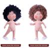 Curly Hair Mia Potato Dolls Dress Up Action Figure Body 24cm Bean Eye Vinyl Doll  Children Gift