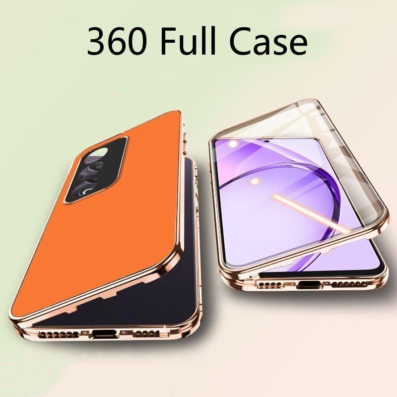 360 Full Case For Oppo A80 K12X A3 Pro 5G Case OPPO K12 X A 80 A3Pro Tempered Glass Leather Cover Double Sided Protection Bumper
