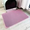 Double Layer Non-Slip Cat Litter Mat, Waterproof & Wear Resistant Pet Cleaning Pad