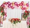 Wedding Balloon Arch Set Grape Red Pink Birthday Party Balloon Decoration Burgundy Balloon Chain Set