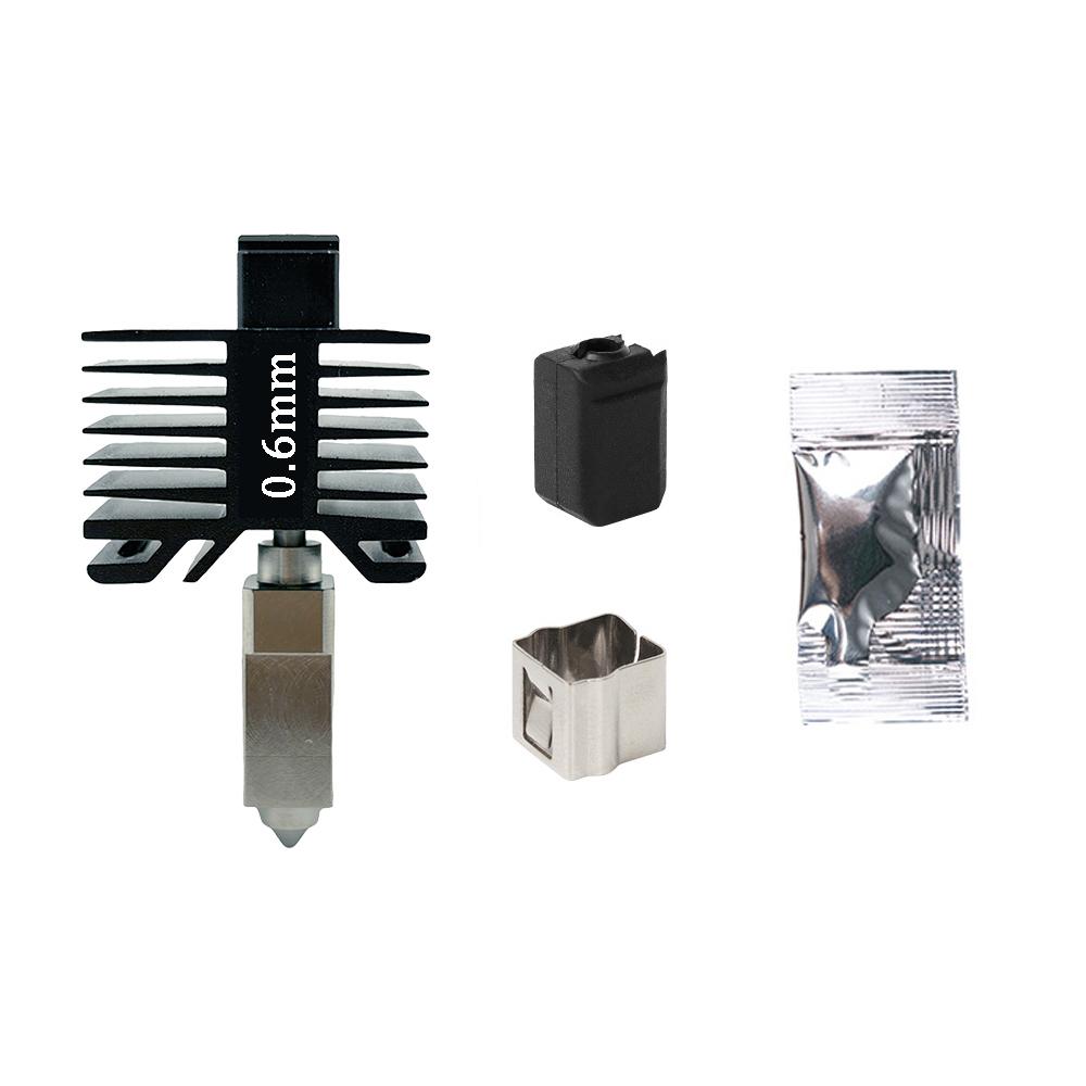 For Bambu Lab X1C P1 X1 P1P Upgrade Hotend Hardened steel Nozzle Integrated Design Prevents Material Leakage For bambulab Hotend