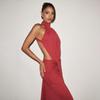 Elegant Halterneck Pleated Slim Fit Long Dress - Sexy Backless High Neck Banquet Gown (2026 Collection)