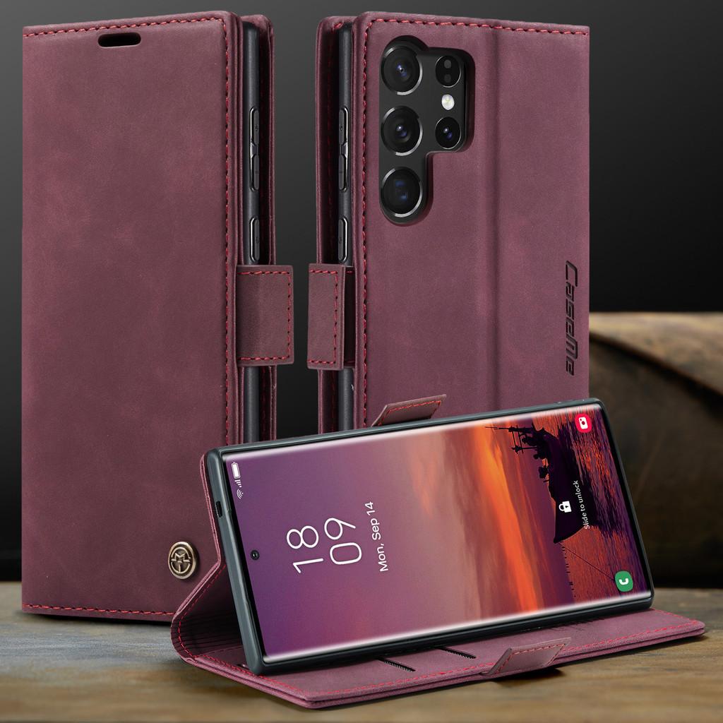 For Samsung Galaxy S25 Phone Case With Card Slot And Stand Material Pu Tpu For Business And Creative Use