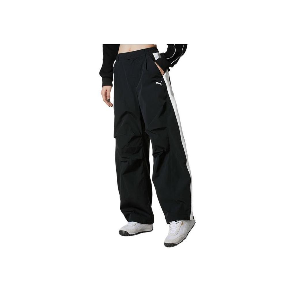 Puma T7 FW25 Loose Woven Breathable Sports Casual Pants Women pants 637442-01