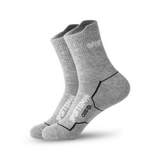 Men's Mid-Calf Sports Sweat-Absorbent Cotton Socks for Running, Cycling, Fitness, and Basketball
