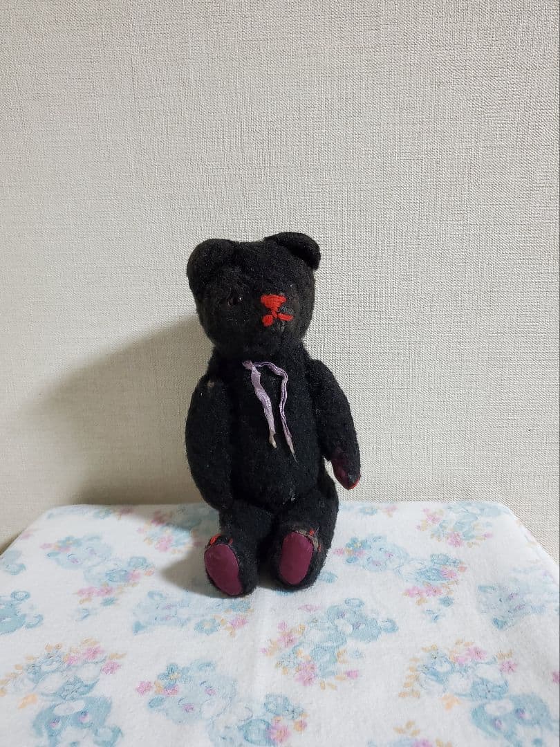 

[USED] Antique Vintage Teddy Bear Black Bear