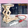 Holz-Hydraulikheber für Kinder Wissenschaft DIY-Bausatz Mit Pädagogischem Physikspielzeug Für Kinder