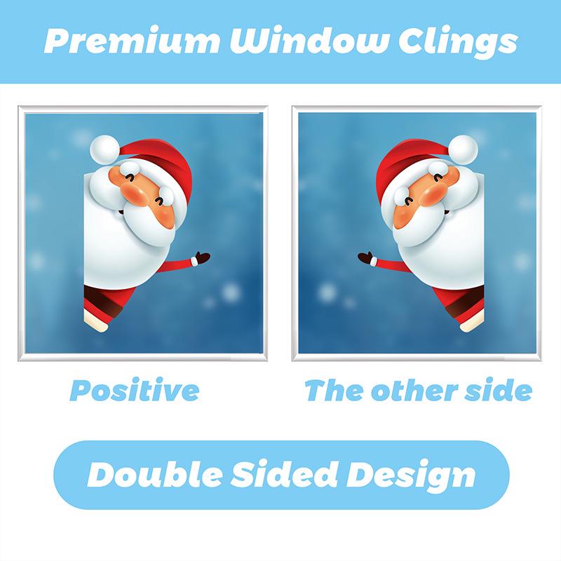 Christmas Reindeer & Snowman Self-Adhesive Wall & Window Sticker