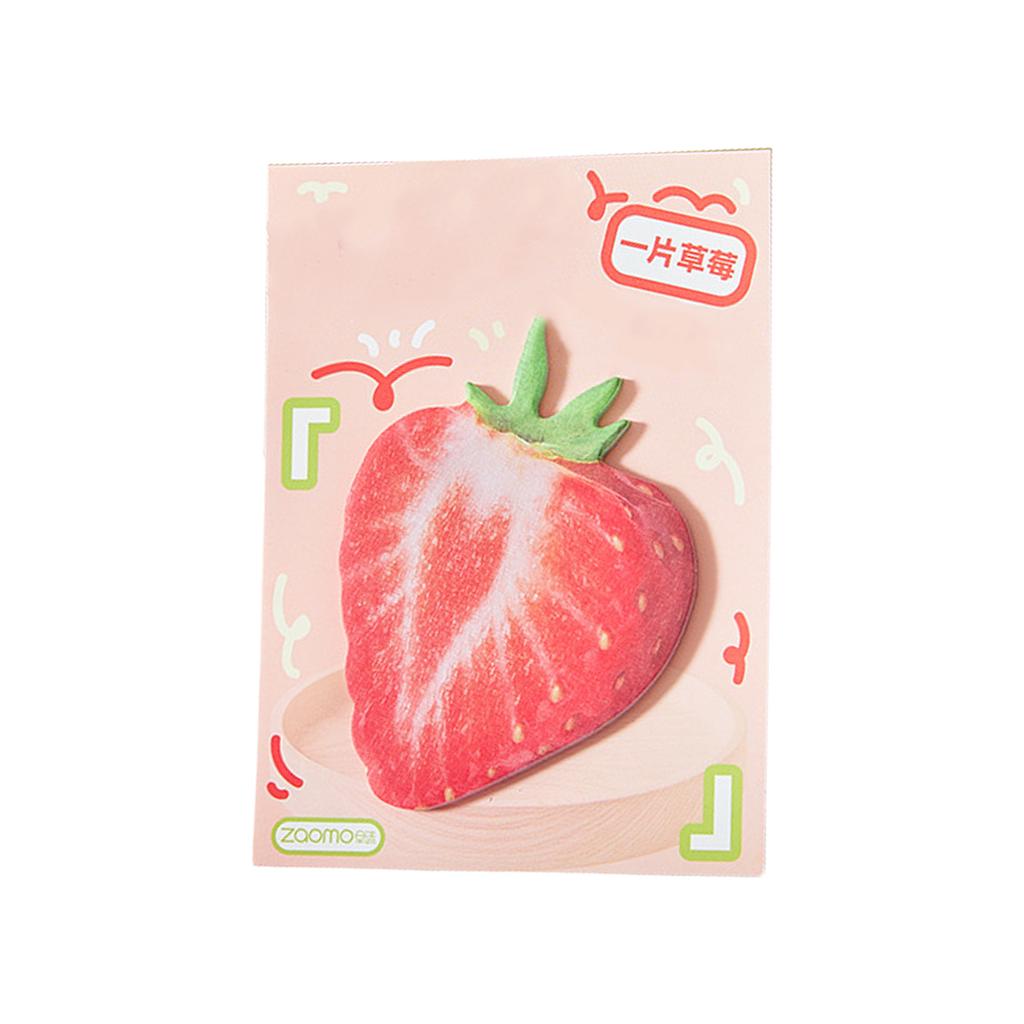 30 Sheets Fruit Series Stickier Note Lovely Stickier Note Simple Memos Pad Note Pad School Supplies for Student