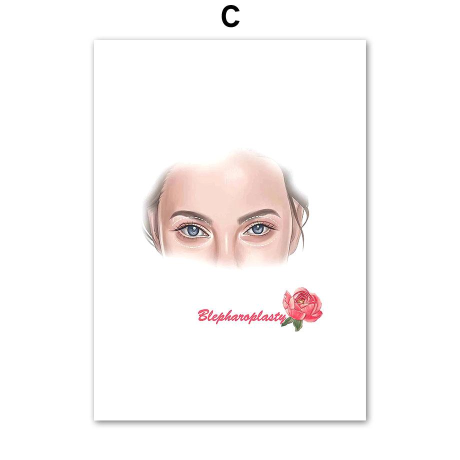 

Салон красоты, медицинский спа-косметолог, женский уход за лицом, настенная художественная печать, холст, картина, плакат на скандинавскую тему, модные фотографии, декор для девоче... 30x40cm No Framed