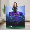 Dembele Number  Blanket Fleece Football Warm Throw Blankets for Bedding Couch Bedspread