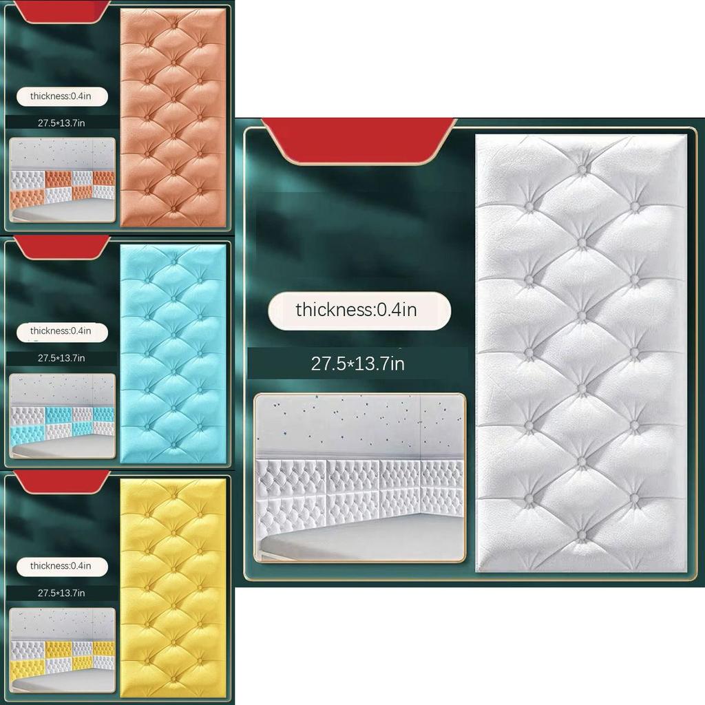 Waterproof Foam Self Adhesive Wall Sticker For Living Room And Bedroom Decor