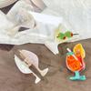 Clips para Cocktails em Acrílico Designs Únicos Acessórios Leves para Bebidas para Decorações de Festa