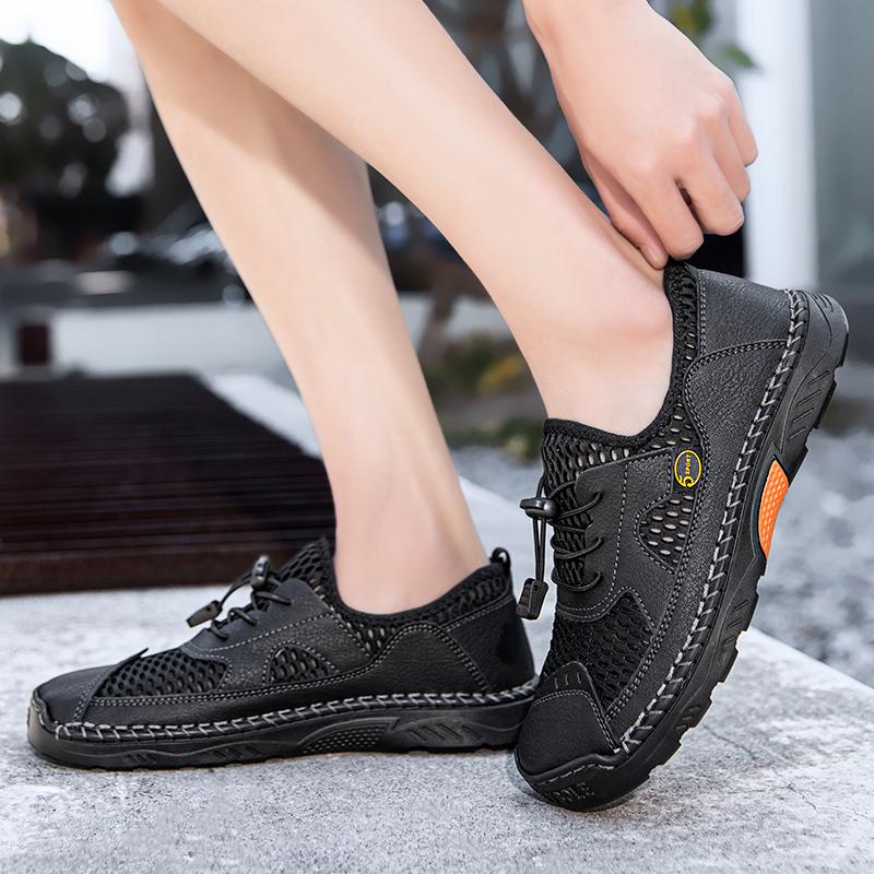 Модные Сверхлегкие Мужские Кроссовки Летний Комфорт Теннисные Туфли Мужские Туфли — фото 5