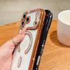 Bling Kristall Linsenfolie für Magsafe Transparente Handyhülle für iPhone 17 16 15 11 12 13 14 Pro Max Plus 17Air 16e Magnetische Hülle