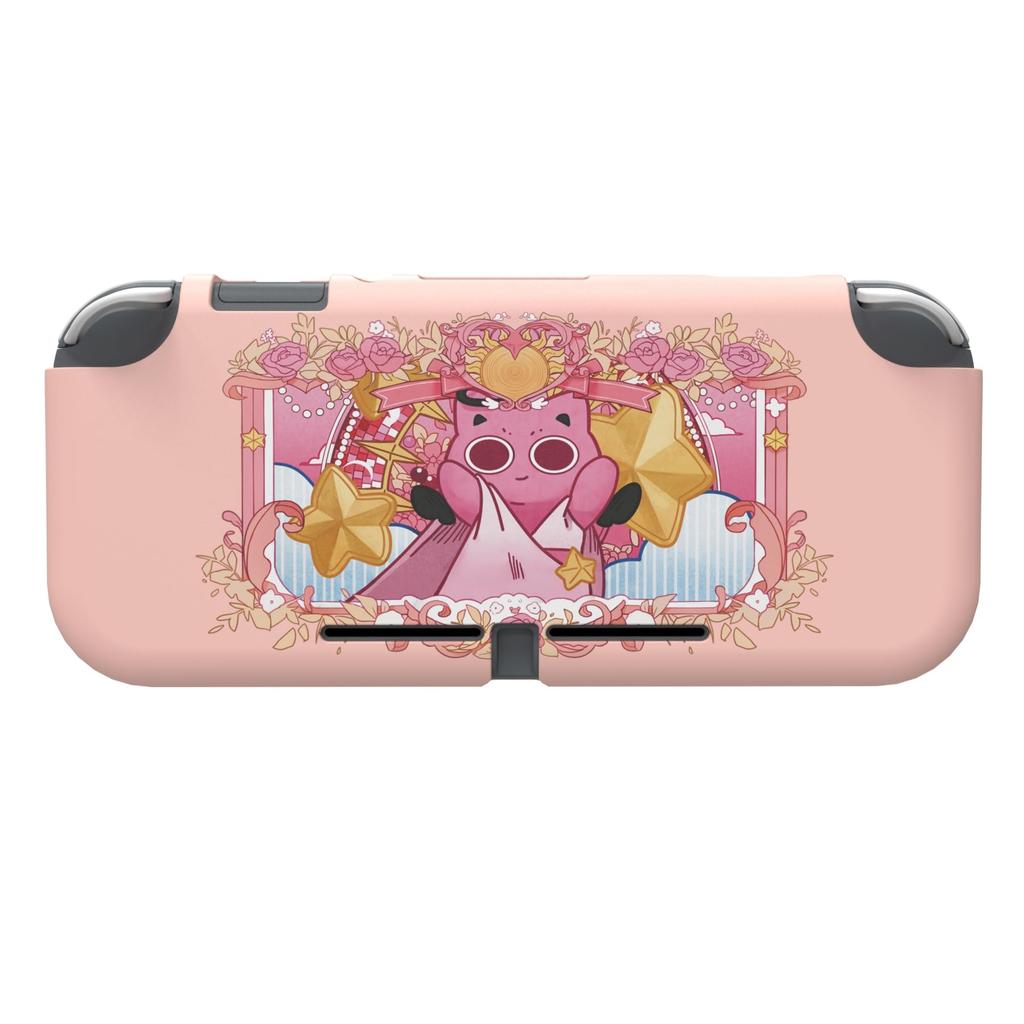 Custom Protective Case Compatible with PlayVital Switch Case Cover Compatible with Switch Cute Cat (soft) Lite, (soft) Lite, [Pink VV]