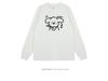 Adorable Cartoon Puppy Long-Sleeve T-Shirt - Soft, Versatile, Pure Cotton for Students & Fashionable Girls, Perfect for Autumn/Winter.