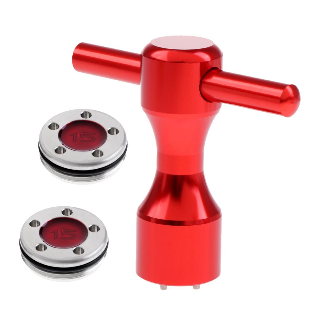 2 Pcs 5-20 Grams Golf Custom Weights with Wrench for Putters