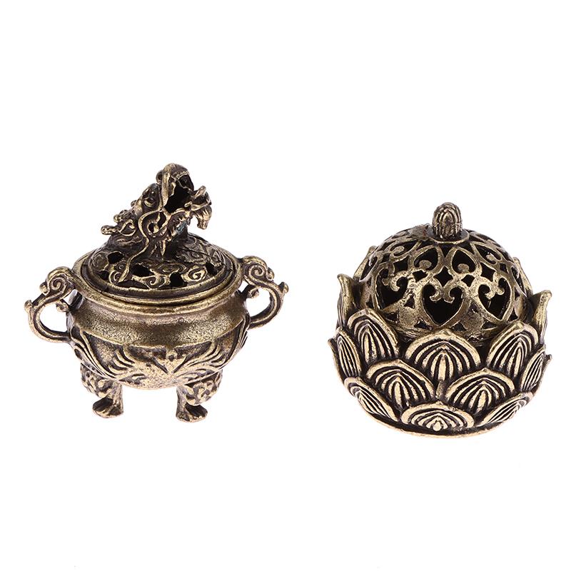 Palnik kadzideł Lotus Buddyzm Kran Uchwyt na kadzidełka Mini kadzielnica z drzewa sandałowego Rzemiosło Dekoracja domu