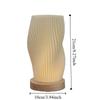 Dimmable 3D Pleated Table Lamp Atmosphere Lamp 3 Color INS Minimalist LED Desk Lamp Eye Protection Home Decoration Bedside Lamp