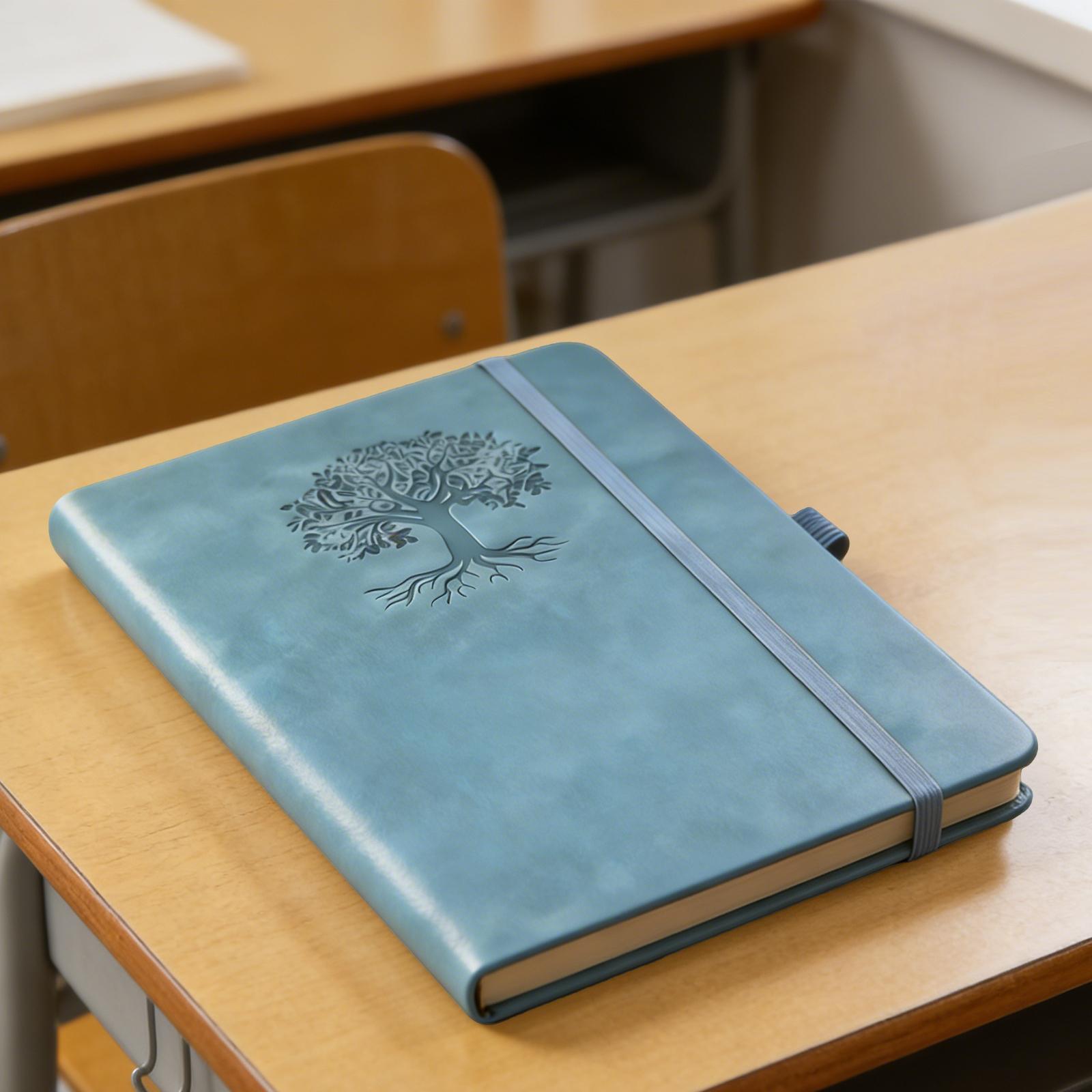 A5 Soft Leather Vintage Notebook, Suitable For Work, Study And Travel. Leather-bound Writing Notebook, Schedule Planning Notebook